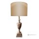 LAMPADA in marmo Onice Ivory, abajour in pietra naturale autentica, decorazione di lusso.